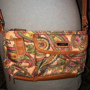 Paisley crossbody purse